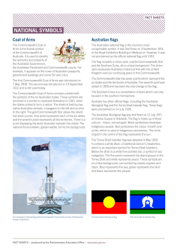 PEO Fact Sheets - Parliamentary Education Office