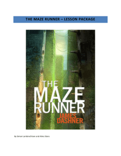 the maze runner &ndash; lesson package