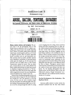 ABUSE, RACISM, TORfURE, SAVAGERY