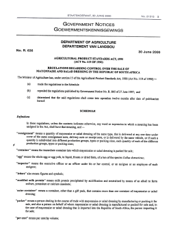 GOVERNMENT NOTICES GOEWERM ENTSKENN ISGEWINGS 30