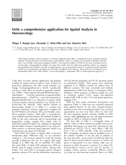 SAM: a comprehensive application for Spatial - ecoevol