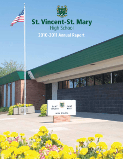 2010-2011 Annual Report - St. Vincent
