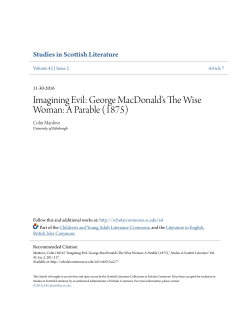 George MacDonald`s The Wise Woman: A Parable
