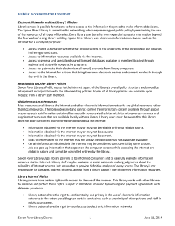 Public Access to the Internet