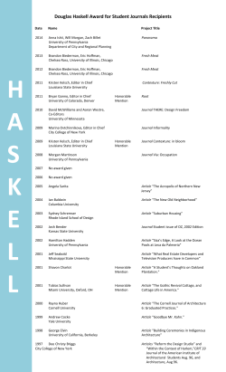 Past Recipients of the - Center for Architecture Foundation