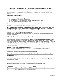 Renewing a Work Permit with Current Employer under 4 years in the