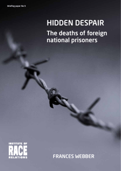 Hidden despair - Institute of Race Relations