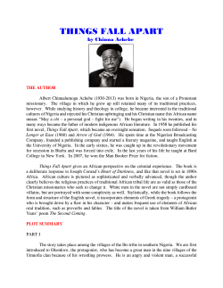 Things Fall Apart - Robert C. Walton