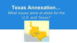 Texas Annexation and Manifest Destiny PowerPoint