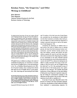 Kitchen Notes, "the Grapevine," and Other Writing