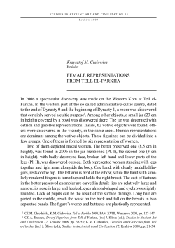Female representations From tell el