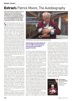 Patrick Moore`s autobiography.