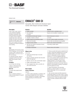 emaco&reg; s88 ci - Right Away Redy Mix