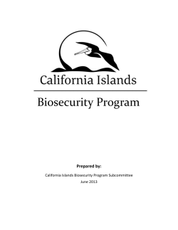 Biosecurity Program