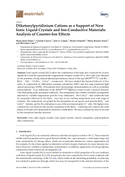 Diketonylpyridinium Cations as a Support of New Ionic Liquid