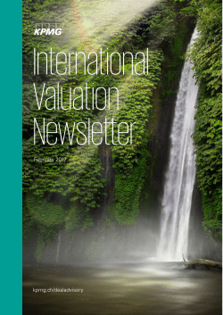 International Valuation Newsletter