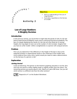 Activity 2 Law of Large Numbers: A Weighty Decision