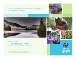 Meeting of Minds - Ruby Lake Lagoon Society