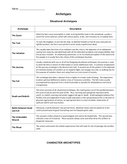 Archetypes - Gatesville High School