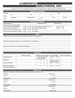 Available Start Date.: ______ Desired Salary