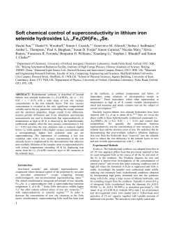 Soft chemical control of superconductivity in lithium iron selenide
