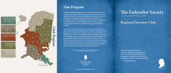 The Federalist 78. Our Purpose