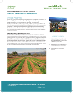 ponce produce - California Association of Resource Conservation
