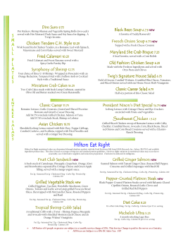 Hilton Eat Right