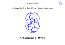 Art Scheme of Work - St. Mary`s CE High Crompton