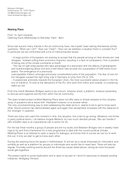 here - Between Bridges