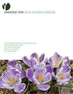 diamond teak 2014 planter catalog