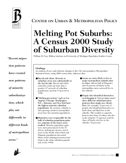 Melting Pot Suburbs: A Census 2000 Study of