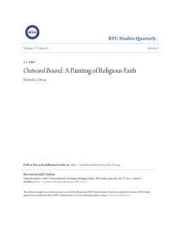 Outward Bound: A Painting of Religious Faith