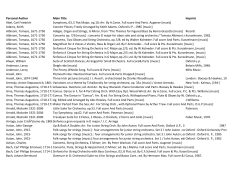 orchestral sets