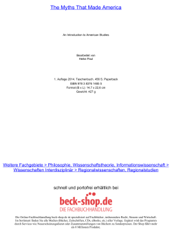 The Myths That Made America - ReadingSample - Beck-Shop