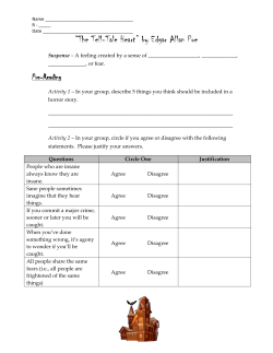 “The Tell-Tale Heart” by Edgar Allan Poe