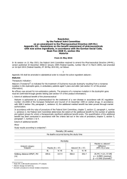 Ataluren - Federal Joint Committee