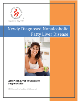 Newly Diagnosed: Non-Alcoholic Fatty Liver Disease
