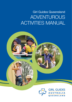 adventurous activities manual