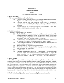 Chapter 19A - North Carolina General Assembly