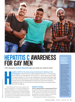 HepAtItIs c AWAReNess FoR gAy meN