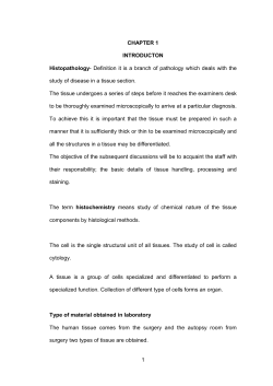 Introduction of Histopathology