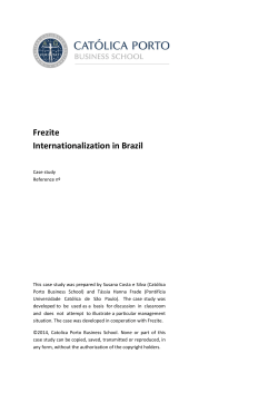 Frezite Internationalization in Brazil