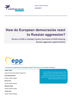 How do European democracies react to Russian aggression?