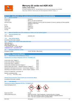 Mercury (II) oxide red AGR ACS