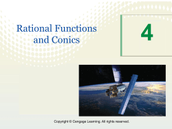 Rational Functions and Conics