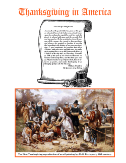 Thanksgiving In America - Sheldon Emry Memorial Library