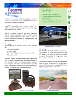 Desktop Sim - Realtime Technologies Inc.