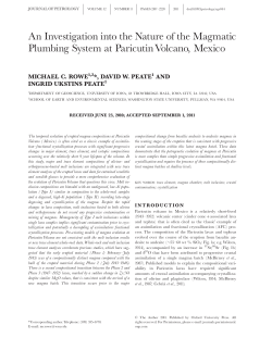 An Investigation into the Nature of the Magmatic Plumbing System at
