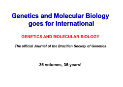 GENETICS AND MOLECULAR BIOLOGY 36